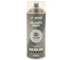 Motip Ral 8007 blizgi ruda spalva