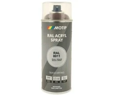 Motip Ral 8011 blizgi riešuto ruda spalva