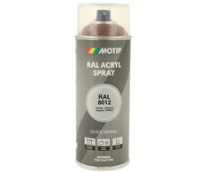 Motip Ral 8012 blizgi raudona ruda spalva