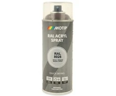 Motip Ral 8028 blizgi žemės ruda spalva