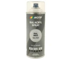 Motip Ral 9003 blizgi signalinė balta spalva