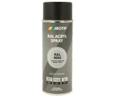 Motip Ral 9005 satininė matinė tamsiai juoda
