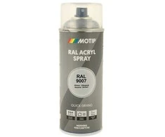 Motip Ral 9007 high gloss pilkas aliuminio