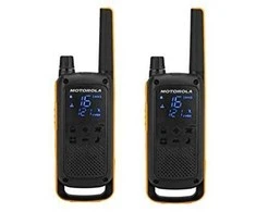 Motorola „Talkobout T82 Extreme“ keturių dalių paketas, profesionalus mobilusis radijo imtuvas (PMR), 16 kanalų, 10 000 m, LED, „Micro-USB“, nikelio-metalo hidrido (NiMH) akumuliatorius