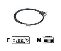 Moxa Technologies DELTACO RJ45 -> DB9 vidinis kabelis, 1,5 m