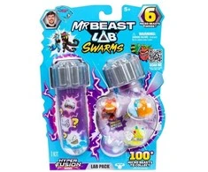 Usorteret BEAST LAB MR Figūrėlės tūbelėje, 6 vnt., 2,5 cm