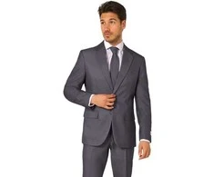 Tamsiai pilkas kostiumas OppoSuits