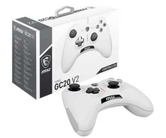 Žaidimų pultelis MSI Force GC20 V2, baltos spalvos