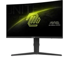 Monitorius MSI MAG 275CQPFDE, 68,6 cm (27"), 2560 x 1440 pikselių, „Wide Quad HD“, LCD, 0,5 ms, Juoda