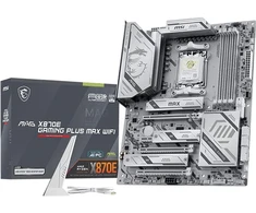Pagrindinė plokštė MSI MAG X870E GAMING PLUS MAX WIFI | Procesorių šeima AMD | Procesoriaus lizdas AM5 | DDR5 | Palaikomos standžiojo disko sąsajos SATA, M.2 | SATA jungčių skaičius 4