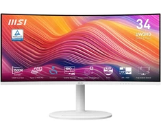 MSI Modern MD342CQPWDE monitorius 34" UWQHD 100 Hz VA lenktas, baltas