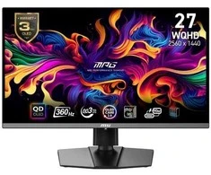 MSI MPG 271QRXDE QD-OLED Gaming Monitorius 67.31cm (26.5"")