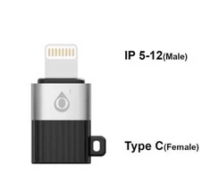 MTK „Lightning“ kištukas į USB-C kištuką