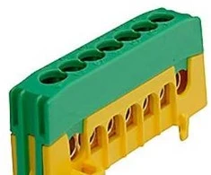 Elfetex Mto Electric As Jordklemme PE7-F2, 7 x 16 mm², grøn/gul