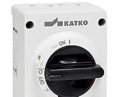 Mto Electric As „Katko“ saugos jungiklis EMC - 3P 16A ABS pilkas/juodas