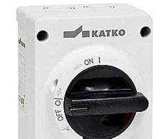 Mto Electric As „Katko“ saugos jungiklis 4P - 16A ABS pilkas/juodas