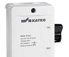 Mto Electric As Apsauginis jungiklis 16A 4P pilkas/juodas KSM416U/2xM20
