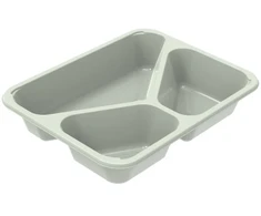 Multi 3 skyrių padėklas C 2227-3F 227x178x43 mm 545/280/200 ml Evolve CPET, 420 vnt./kartone
