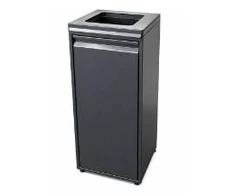 Multi Šiukšliadėžė 80 l atidengtu dangčiu pilka vnt.