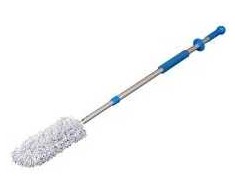 Multi Duster 51 cm mikropluošto/aliuminio su teleskopine rankena Ergo Globe 100-180 cm pilkas