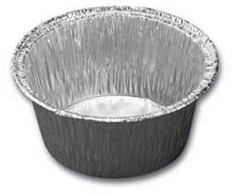 Multi Vienkartinė aliuminio dėklė 106 ml Ø80x35 mm Apvali, 20 vnt. x 100 vnt./kartoninė dėžė