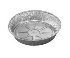 Multi Vienkartinis padėklas Alubakke 1100 ml Ø214x40 mm apvalus, 4 vnt. x 125 vnt./dėžutėje