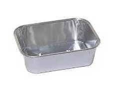 Multi Vienkartinis aliuminio padėklas 500 ml, 149x109x44 mm, tvirtas, 10 vnt. x 100 vnt./dėžutėje