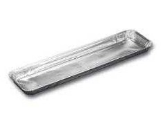 Abena Aliuminio dėklas 700 ml 390x105x21 mm, 5 pakuotės x 125 vnt./kartonas