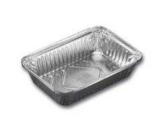 Multi Vienkartinė aliuminio dėklė 890 ml 207x141x41 mm stačiakampė itin tvirta – 10 vnt. x 100 vnt./kartonas