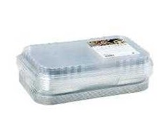 Multi Aliuminio padėklas Ready2Cook 1896 ml, L293 x P193 x H45 mm, su Apet plastikiniu dangteliu, 10 rinkinių pavyzdinis paketas, 12 vnt. x 10 vnt./dėž.