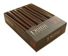 Multi Antikinė žvakė Ø22x245 mm, degimo laikas 7,5 valandos, ruda, 4 pakeliai x 30 vnt./kartonas