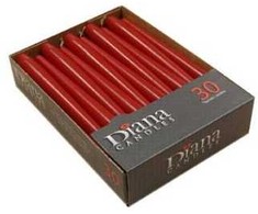 Multi Antikinė žvakė Ø22x245 mm degimo laikas 7.5 valandos rubino raudona, 4 pak. x 30 vnt/kartonas