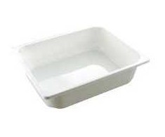 Abena Padėklas 1/2 GN C2325-1B 1 skyriaus 5100 ml L325xW265xH80 mm CPET baltas, 80 vnt./kartono