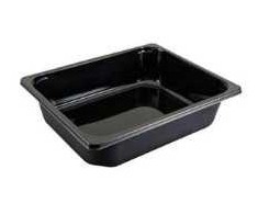 Abena Padėklas 1/2 GN C2325-1B 1 skyriaus 5100 ml, L325 x P265 x A80 mm, juodas, 80 vnt./dėžėje