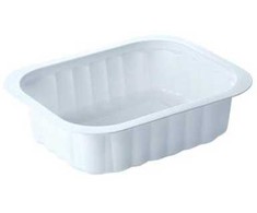 Multi Padėklas 1 skyriaus 1/8 GN 350 ml 138x114x35 mm PP baltas, 300 vnt. dėžėje