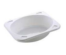 Abena Padėklas 1 skyriaus 2160-1C 395 ml 160x122x39 mm CPET baltas, 840 vnt./kartoninėje dėžėje