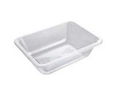Abena Padėklas 1 skyriaus 2171-1F 660 ml 171x127x50 mm APET permatomas, 768 vnt./dėžėje