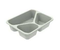 Multi Padėklas 3 skyrių C2227-3K stačiakampis 255/355/685 ml L227xB178xH53 mm CPET Evolve, 276 vnt. dėžėje