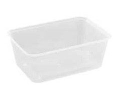 Multi Dėklas 960 ml 175 x 120 x 60 mm makaronų dėklas mikrobangų krosnelei, PP, skaidrus, 50 vnt. x 1 vnt./pak. - (50 vnt.)
