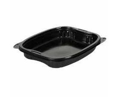 Multi Bistro padėklas 500 ml 190x155x30 mm PP juodas, 6 vnt. x 50 vnt./kartonas