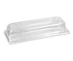 Multi Padėklas Flutes stačiakampis 800 ml, L256xW100xH66 mm, skaidrus APET, 500 vnt./kartoninė dėžė