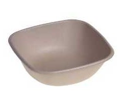 Multi Salotinė 750 ml 170x170x55 mm biopadengta bagaso, biologiškai skaidi, ruda, 4 vnt. x 125 vnt./kartoninė dėžė