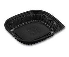 Multi Sushi dėklas Vistopac 1 skyriaus 300 ml 177x150x27 mm RPET juodas, 4 pakeliai x 125 vnt./dėžė