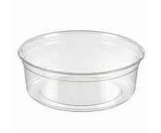 Multi Cup Deli 240 ml 8 oz Ø117x36 mm apvali RPET permatoma (10 vnt. x 50 vnt./dėžėje)