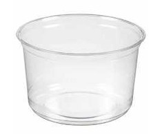 Multi Cup Deli 400 ml 16 oz Ø117x69 mm apvalus permatomas RPET, 10 vnt. x 50 vnt./kartonas