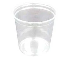 Multi Deli Pot puodelis apvalus 400 ml Ø101xH76 mm RPET skaidrus, 396 vnt./dėžutėje