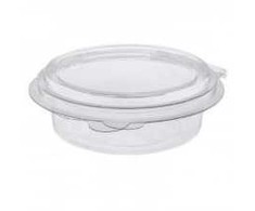 Multi Puodelis/įdėklas Deli Pot Topper apvalus 165 ml Ø101xH35mm RPET su atverčiamu dangteliu (396 vnt./dėžėje)