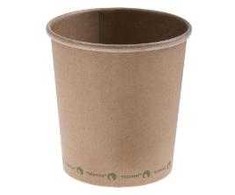 Multi Cup Pap/CPLA Soup-To-Go 480 ml 16 oz Ø98x102 mm rudos spalvos, 500 vnt./kartonas