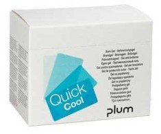 Multi Nudegimų gelis PLUM QuickCool laiškas į QuickSafe spintelę, 6 pakeliai x 18 vnt./kartoninė dėžė
