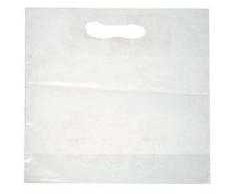 Multi Polietileno (LDPE) nešiojimo maišelis 400x450/50 mm, 45 my, su 50% perdirbto plastiko, baltas, 500 vnt./dėžėje